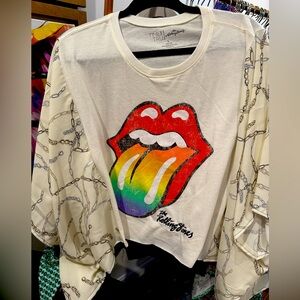 Rolling Stones Upcycled Tshirt